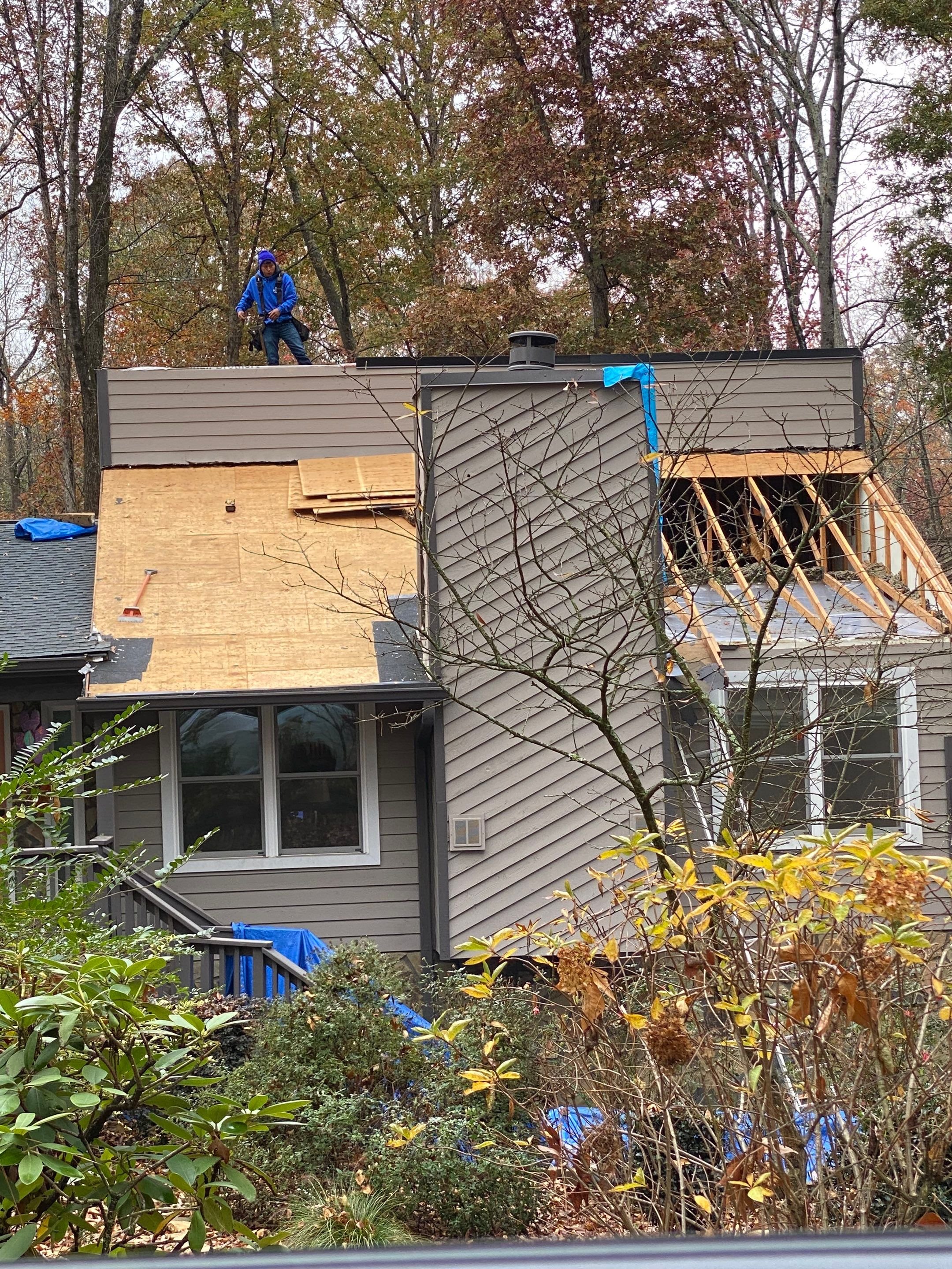 Storm Damage Restoration — Marietta — Before — photo 4